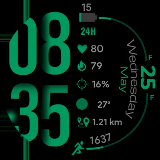 Digital Basic 7B Wear OS 4+ icon