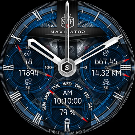 SWF Navigator Digital Watch Fa icon