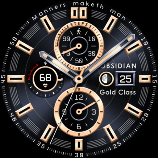 OBSIDIAN Gold Class watch face icon