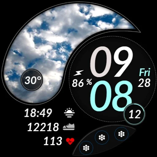 Weather Yin Yang Minimal IW104 icon