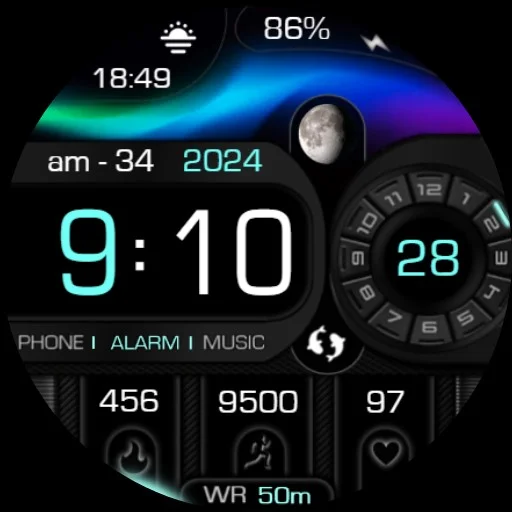 Digital Aurora Modern Dark 63 icon