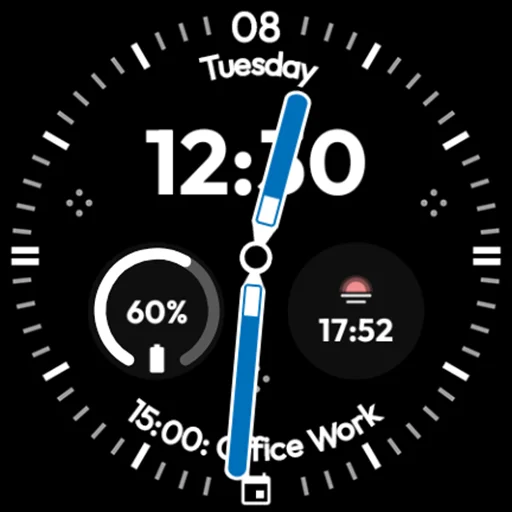 OD27 Black Watch Face icon