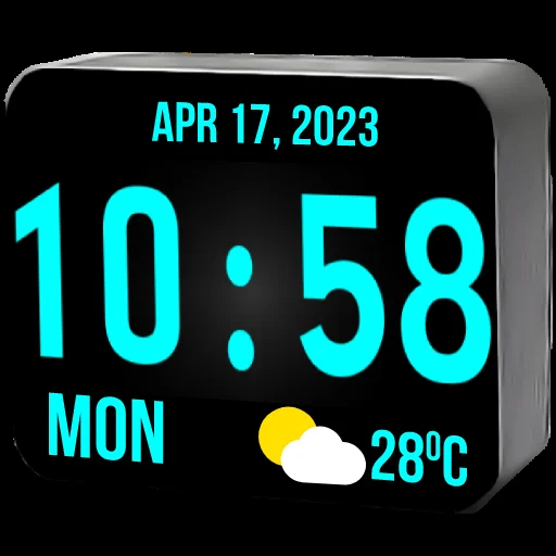 Huge Digital Clock Widget icon