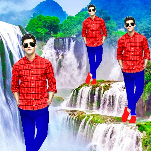 Waterfall Photo Frames Editor icon