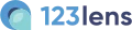 123 Lens logo