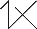 1x logo