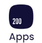 200Apps logo
