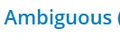 Ambiguous Group