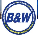 B & W Plant Hire logo