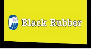 Black Rubber logo