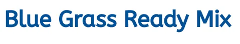 Blue Grass Ready Mix logo