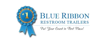Blue Ribbon Restroom Trailers logo