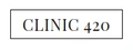 Clinic 420 logo