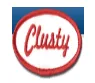 Clusty logo
