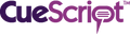 CueScript logo