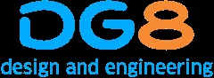dg8 design and engineering logo