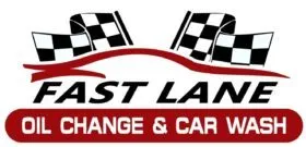 Fast Lane Oil Change and Car Wash logo