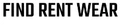 FIND RENT WEAR logo