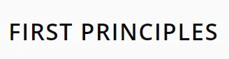 First Principles logo