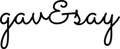 Gav and Say logo