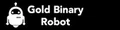 Gold Binary Robot logo