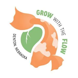 Grow with the Flow Aquaponics logo