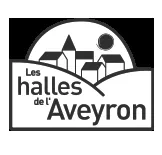 Leshallesdelaveyron logo