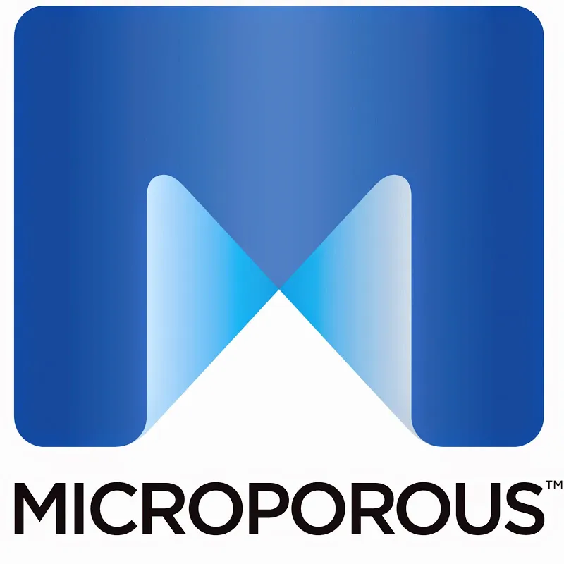 Microporous logo