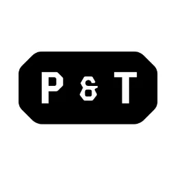 P & T logo