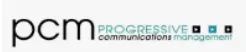 PCM Progressive Communications Management logo