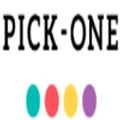 Pick-one logo