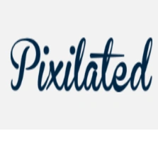 Pixilated logo