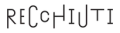 Recchiuti logo