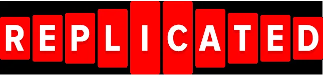 Replicated logo