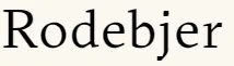Rodebjer logo