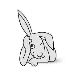 Schlafender Hase logo