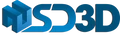 SD3D Printing logo