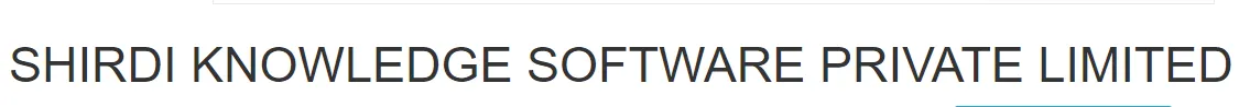 Shirdi Knowledge Software logo