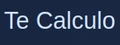 Te Calculo logo