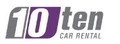 Ten Car Rental logo