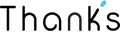 Thanks logo
