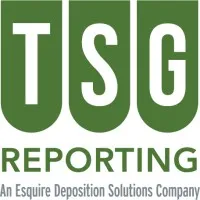TSG REPORTING logo