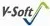 V-Soft logo
