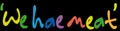 We hae meat logo