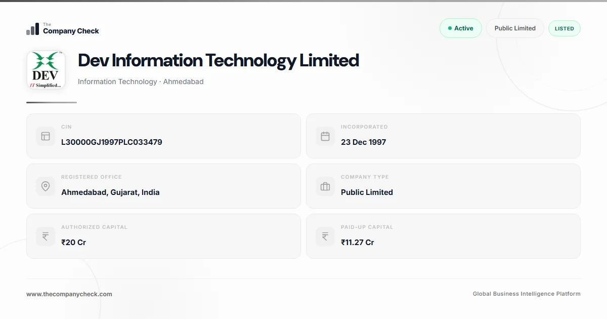 Dev Information Technology Limited - 2026 Insights