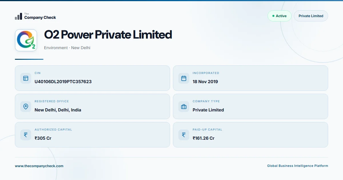 O2 Power Private Limited - 2026 Insights