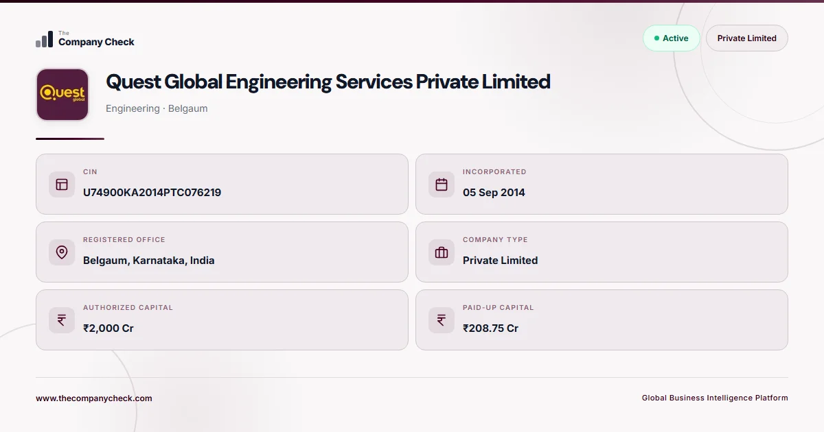 Quest Global Engineering Services Private Limited - FY 2026
