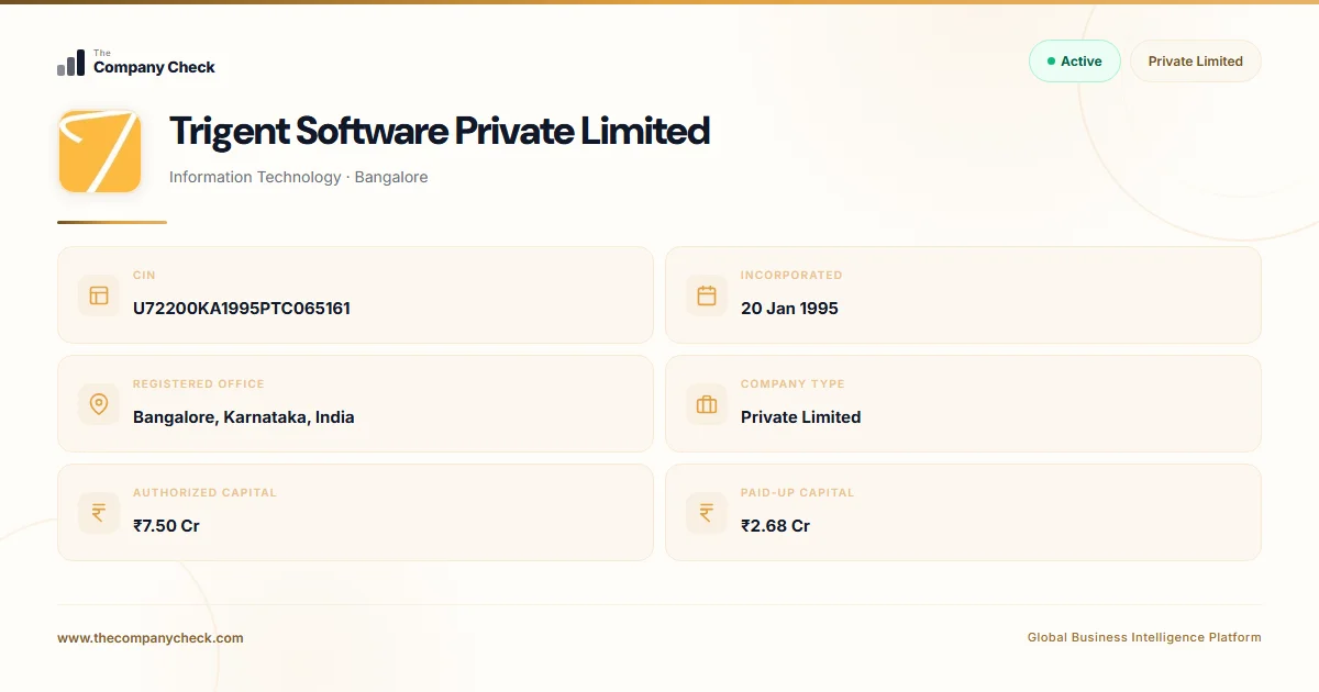 Trigent Software Private Limited - 2026 Insights