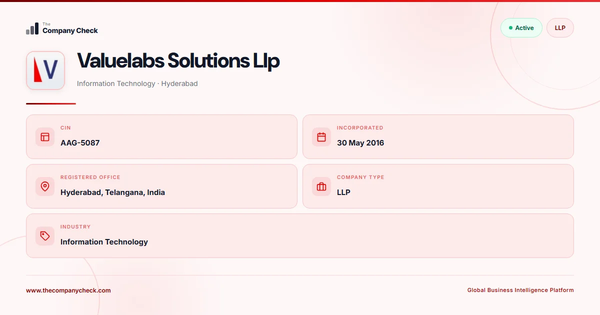 Valuelabs Solutions Llp - 2026 Insights